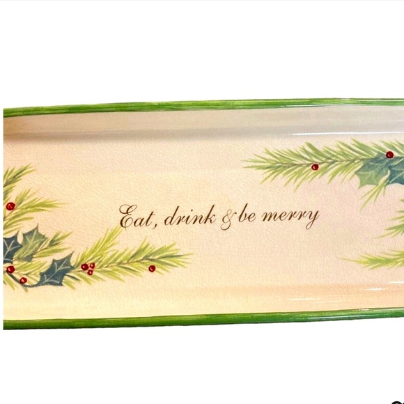 Vintage Eat Drink and Be Merry (circa 1970)Serving Tray - Picture 2 of 4